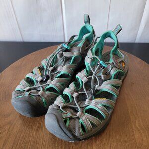 KEEN Whisper Women’s Sz 11 Sandals, Water Shoes/Hiking/Outdoors, Closed Toe, EUC